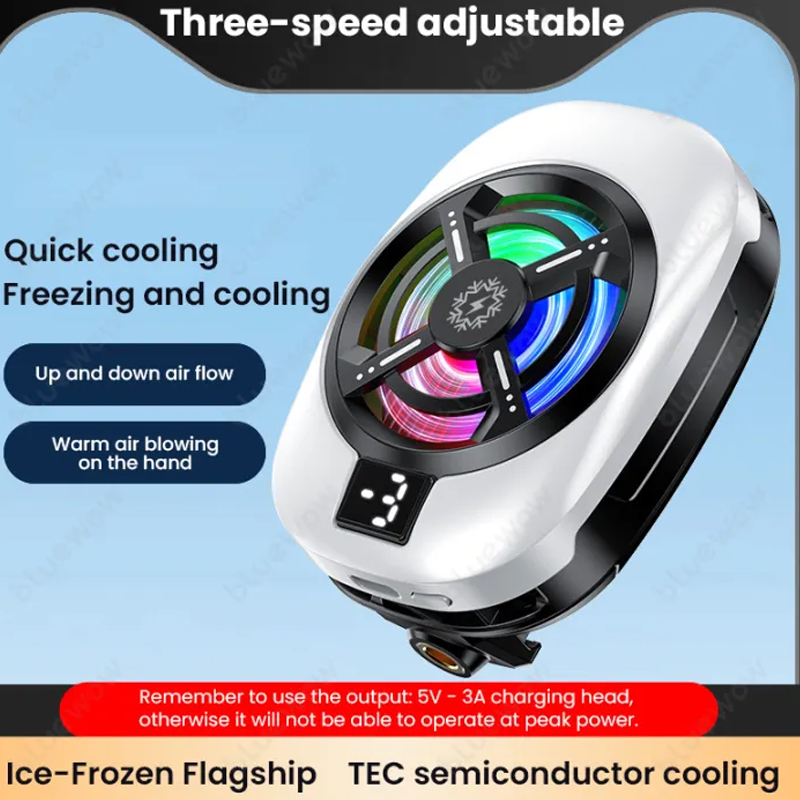 Fast Cooling 3-Speed Adjustable Portable Phone Cooler