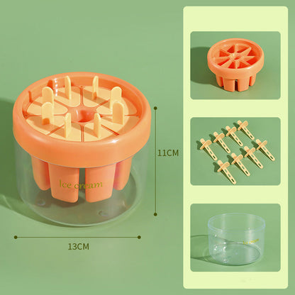📢📢50% OFF !! ⏰8-cavity ice pop mold – healthy, sticks + box – homemade ice pops