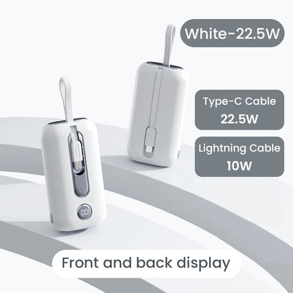 📱Super Fast Charging Power Bank with Built-in Cables✨50 per cent price reduction for a limited time✨