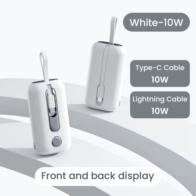 📱Super Fast Charging Power Bank with Built-in Cables✨50 per cent price reduction for a limited time✨