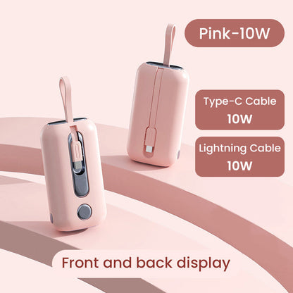 📱Super Fast Charging Power Bank with Built-in Cables✨50 per cent price reduction for a limited time✨
