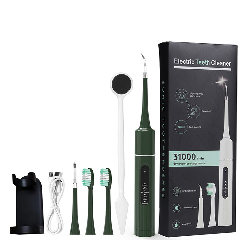 💖Surprise Price ￡13.99!!🦷Professional Multi-Function & Multi-Speed Ultrasonic Teeth Cleaner