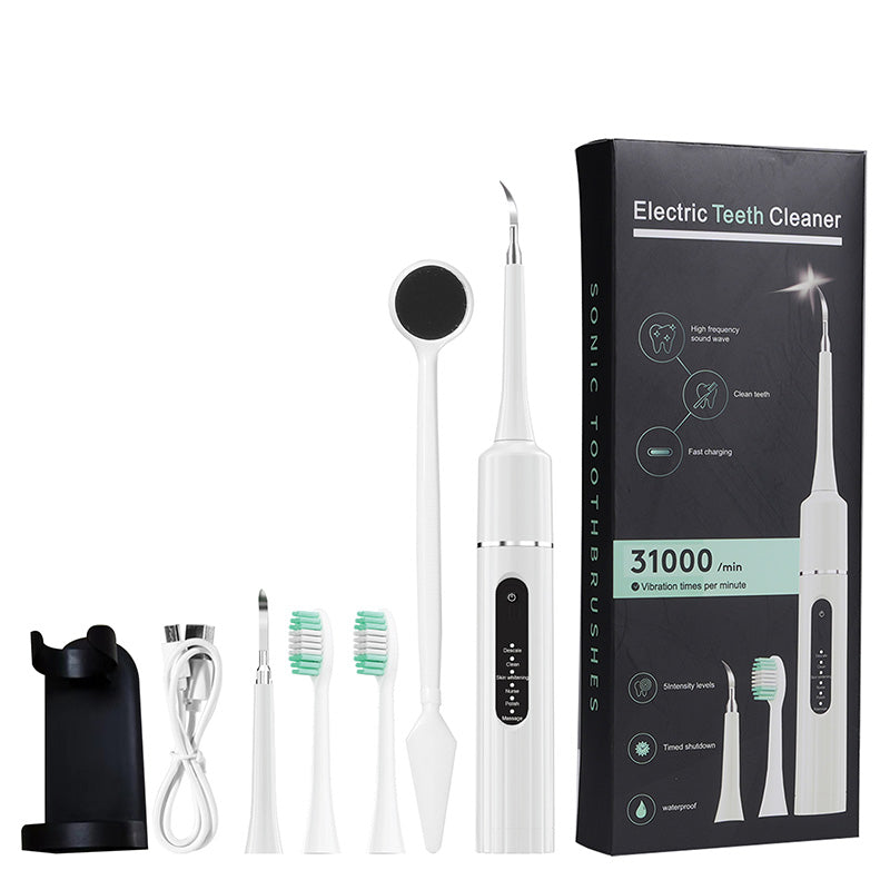 💖Surprise Price ￡13.99!!🦷Professional Multi-Function & Multi-Speed Ultrasonic Teeth Cleaner