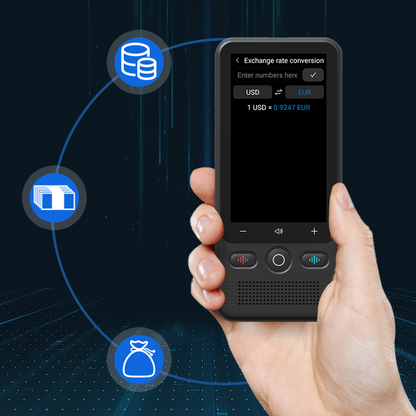 📢📢50% OFF !!!⏰ Multifunctional Portable Translator – Real-Time 2-Way Voice Translation, Offline Mode & 100+ Languages Supported ✨