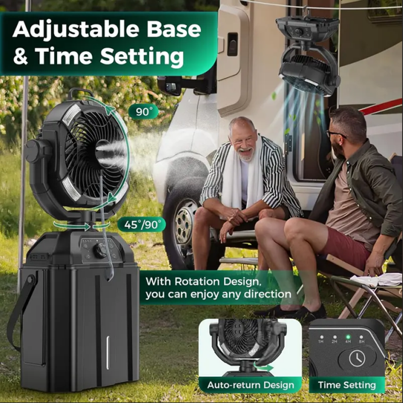 Portable Camping Multifunction Fan