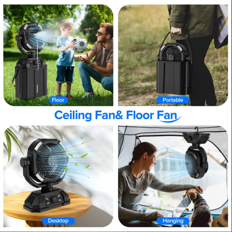 Portable Camping Multifunction Fan