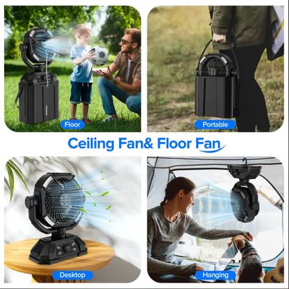 Portable Camping Multifunction Fan