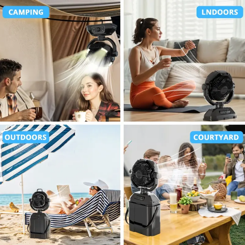 Portable Camping Multifunction Fan