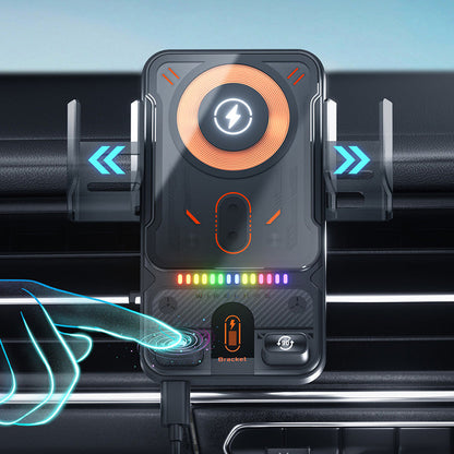 📢📢50%  OFF !! ⏰Over 50,000 sold! 📱Smart 2-in-1 Car Rotating Mobile Phone Holder & Wireless Charger⚡