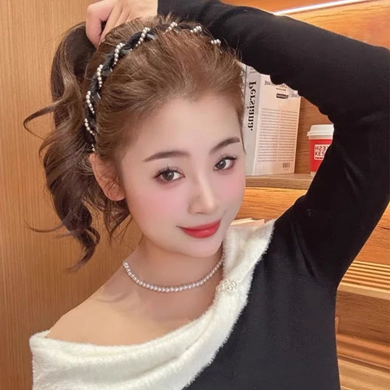 🔥🔥Mega Summer Clearance🔥🔥Vintage High Cranium Artificial Pearl Hairband（50% OFF）