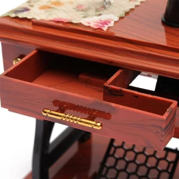 📢📢50% OFF!!⏰ Wood Mini Sewing Machine Music Box