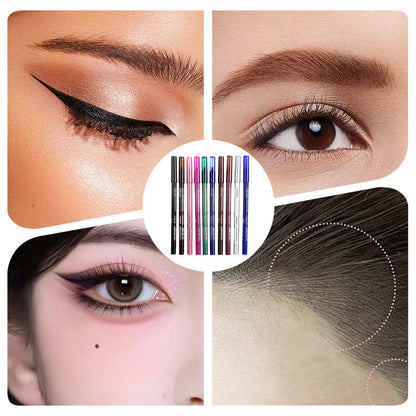 📢📢60 %  OFF !! ⏰💕10PCS Colored Eyeliner Gel Pens