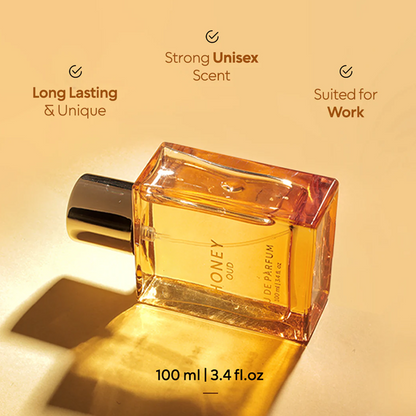 🍯 50% OFF WHILE STOCKS LAST! ✨ Honey OUD Perfume - Wild Black Honey & Century-Old Ebony Oil, Long-Lasting Elegant Scent 🌹📦