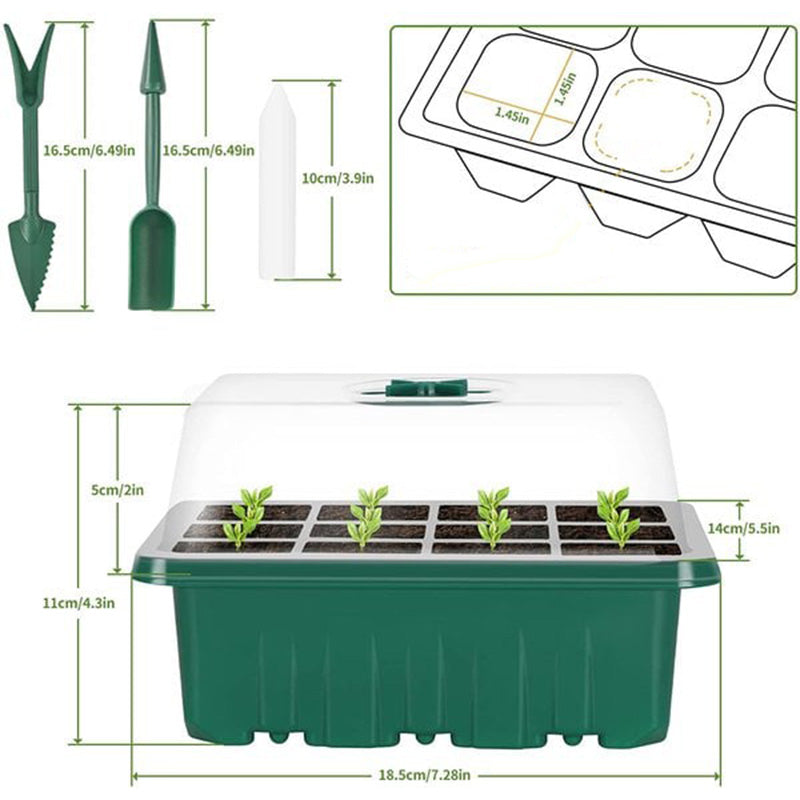 📢📢50% OFF!!⏰Seed Starter Trays with Grow Light
