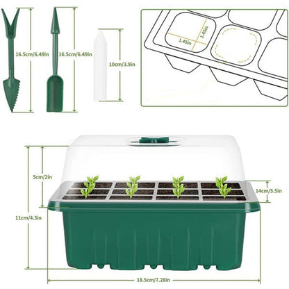 📢📢50% OFF!!⏰Seed Starter Trays with Grow Light