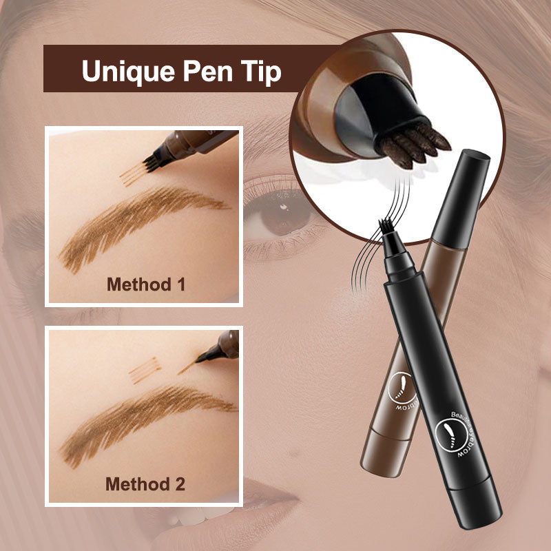 🎁Buy 1 Get 1 Free🔥Waterproof Four-tip Beard and Eyebrow Pen✨