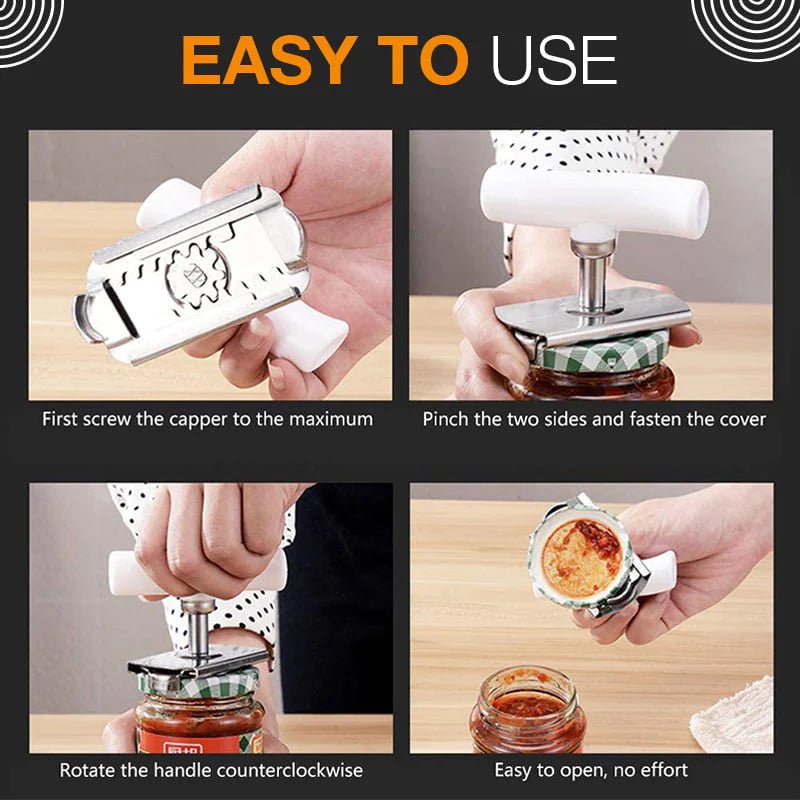 🔥Easy Adjustable Stainless Steel Cap Opener-📢📢Flash Sale: Ending in 3 Hours!⏰⏰
