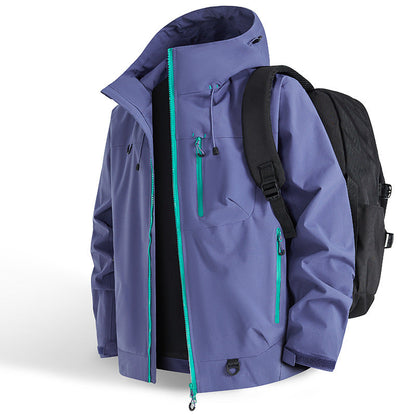 📢📢50% OFF !!!⏰Outdoor Waterproof Sports Hooded Jacket
