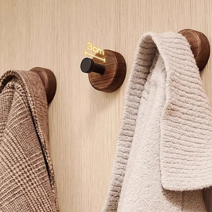 📢📢40% OFF !! ⏰Waterproof Wooden Coat Hook - No Drilling
