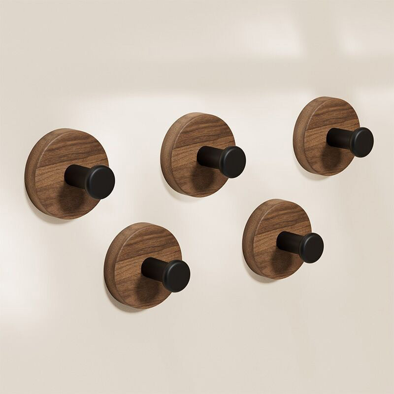 📢📢40% OFF !! ⏰Waterproof Wooden Coat Hook - No Drilling