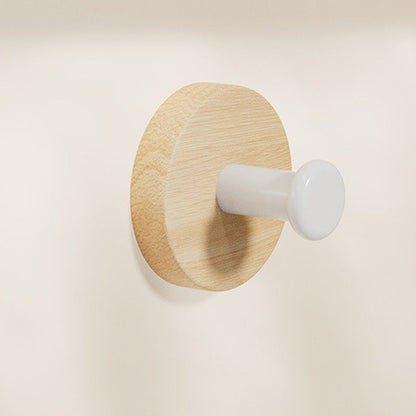 📢📢40% OFF !! ⏰Waterproof Wooden Coat Hook - No Drilling