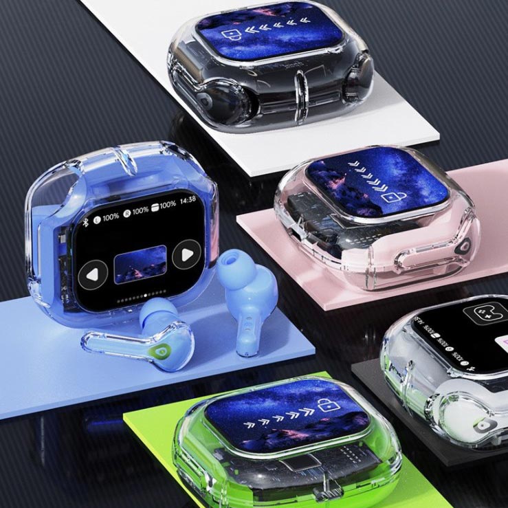 ⏰Last Day Hot Sale!!⌛Full-color Touch-screen Wireless Noise-cancelling Bluetooth 5.4 Headset
