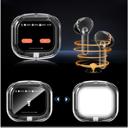 ⏰Last Day Hot Sale!!⌛Full-color Touch-screen Wireless Noise-cancelling Bluetooth 5.4 Headset