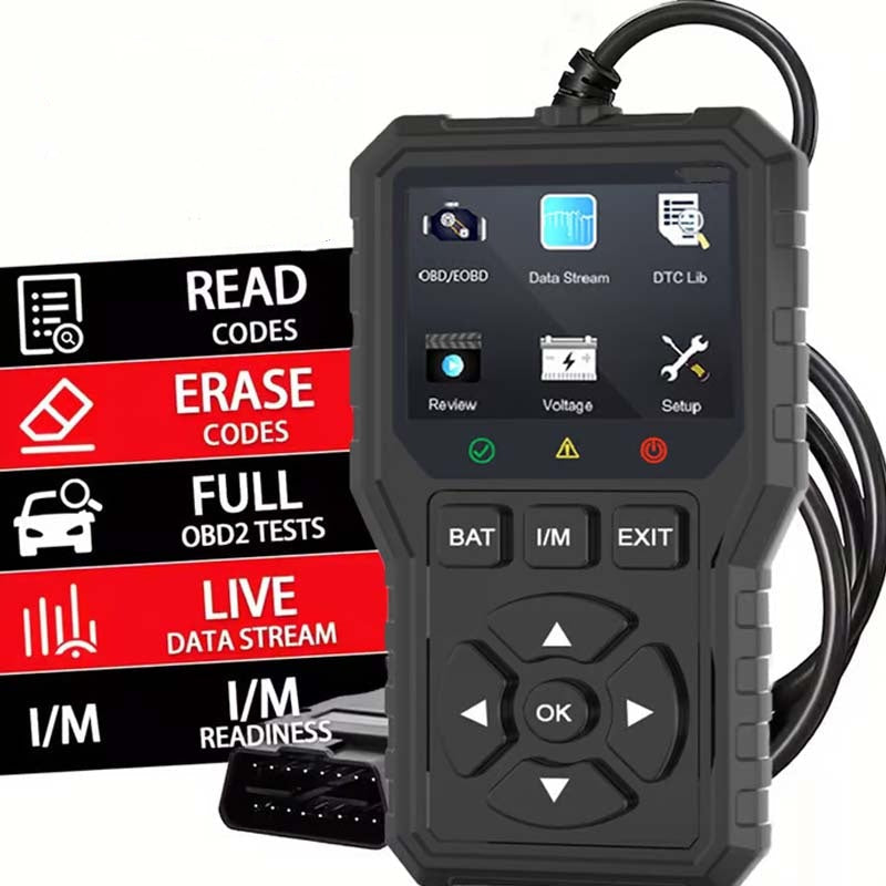 🔧✨Professional OBD2 diagnostic tool: accurate and fast analysis, compatible with most vehicles 🚗📱