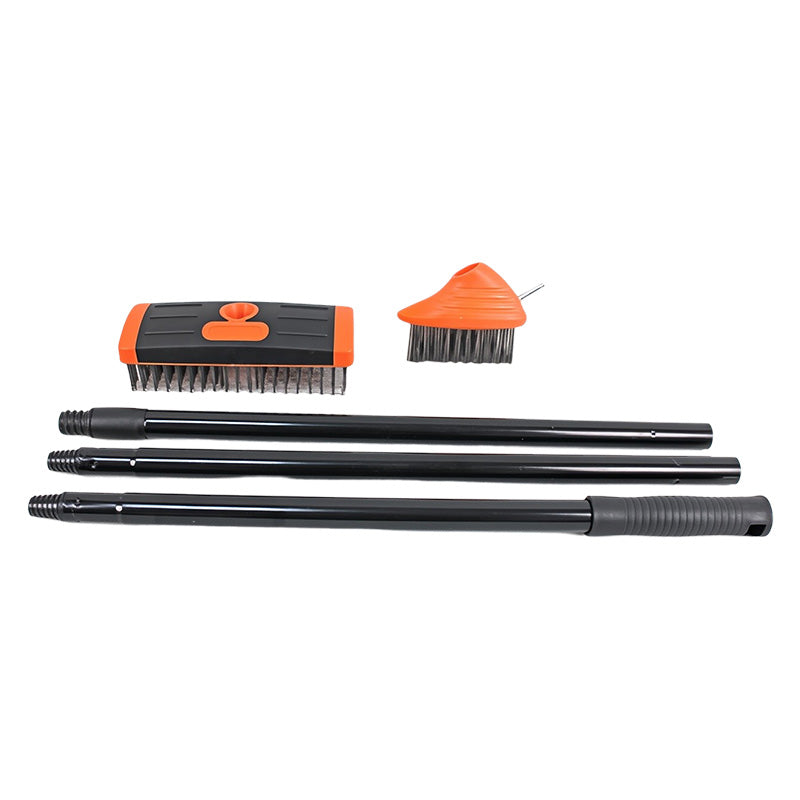 📢📢35% OFF !! ⏰3 in 1 Weed Brush Garden Outdoor Patio Weeding Broom for Clearing Paths and Driveways Set Tool - Wire Brush Broom