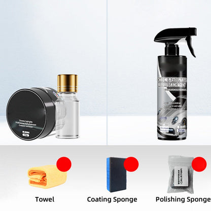 Car Chrome Polish & Rust Remover Kit