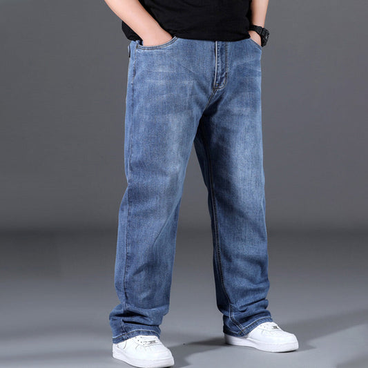 📢📢58%OFF!!!⏰Stylish Loose High Stretch Straight Leg Jeans