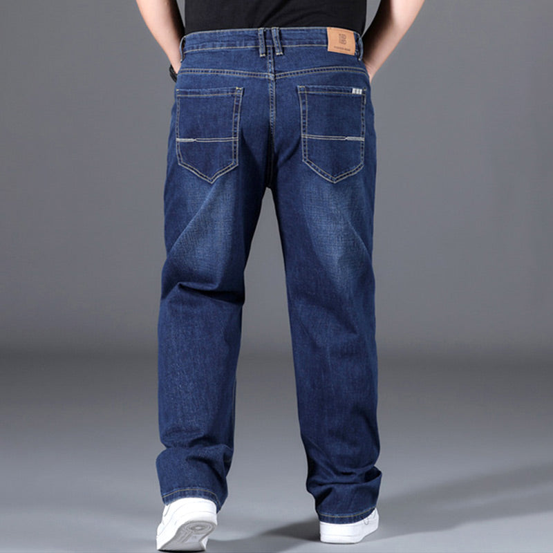 📢📢58%OFF!!!⏰Stylish Loose High Stretch Straight Leg Jeans