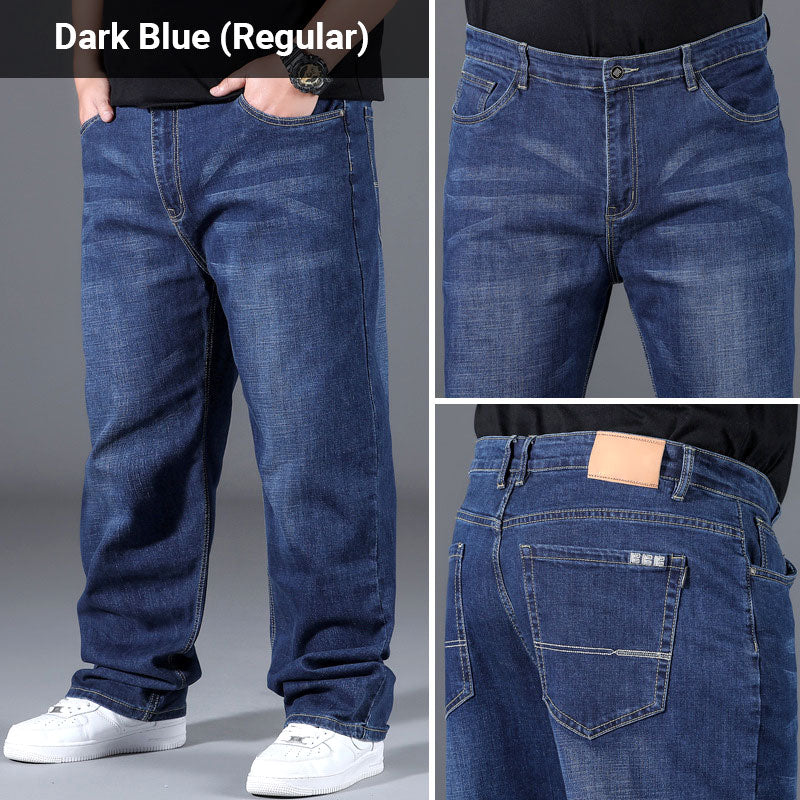 📢📢58%OFF!!!⏰Stylish Loose High Stretch Straight Leg Jeans