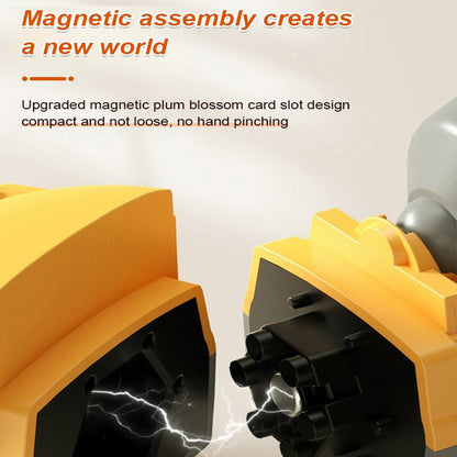 🔥Limited stock available 50% OFF🔥Magnetic Transform Engineering Car Assembled Toys