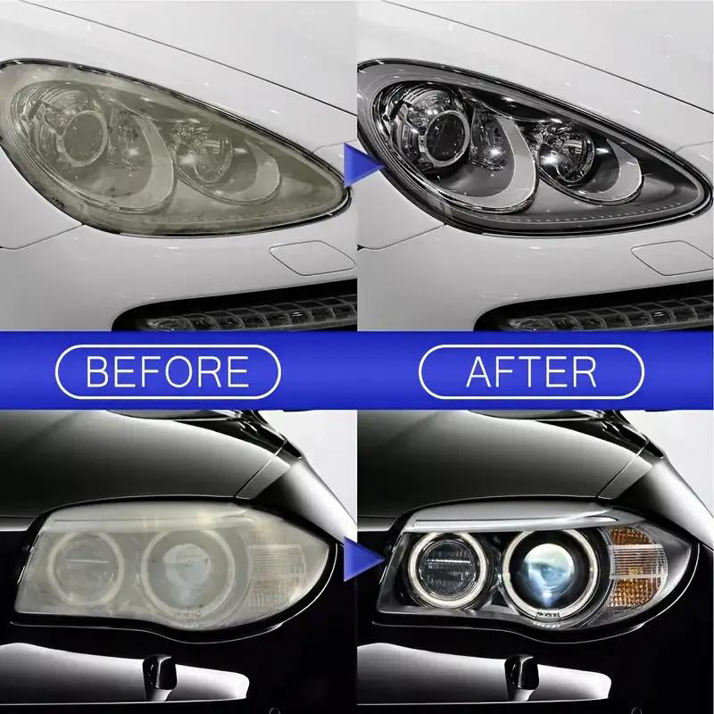 🚗Automotive Headlamp Refurbisher & Crystallization Coating Agent Kit✨
