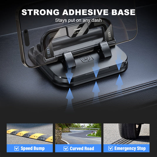 📱 50% OFF NOW! ✨ 360° Rotating Foldable Phone Holder - Universal Compatibility with Anti-Slip Base for Desk, Car & Travel Use 🚗💻