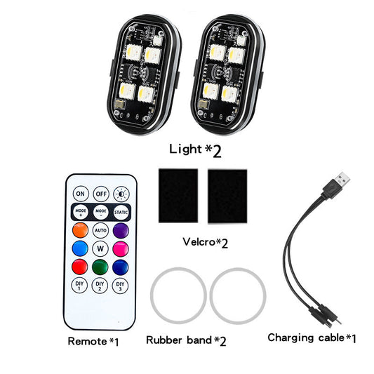 📢📢50% OFF !!⏰⏰Portable Car LED Warning Light with Remote