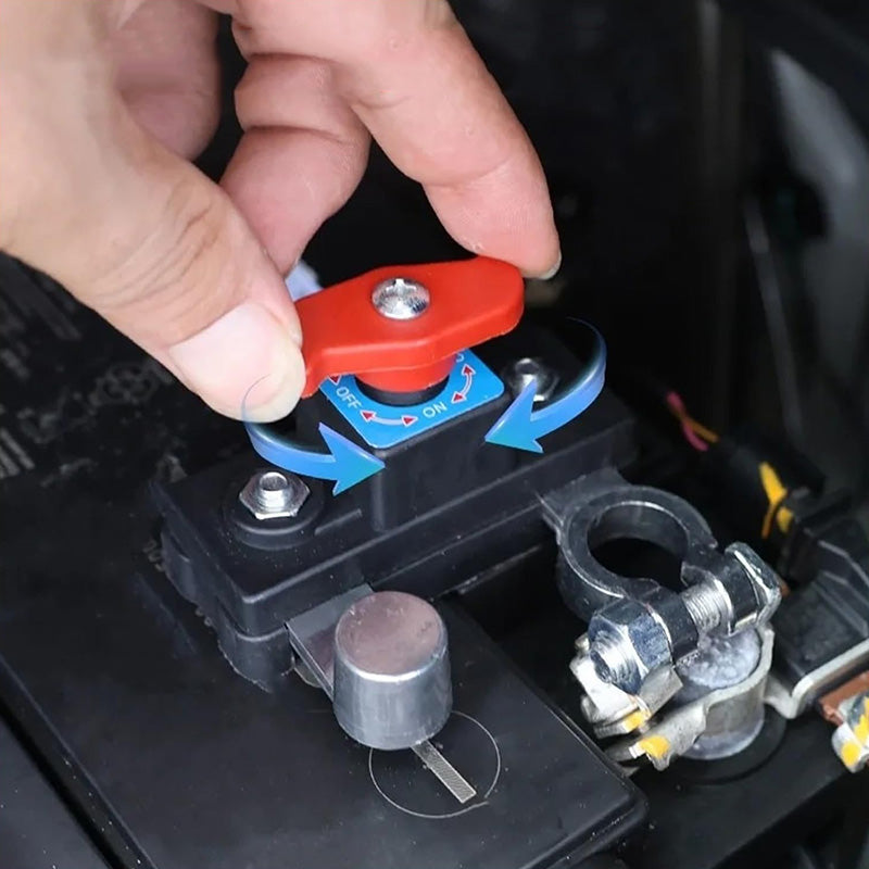 🔋 BUY 2 GET 1 FREE! ⚡ Car Battery Disconnect Switch – Easy Install, Corrosion Resistant & Safety Protection 🚗