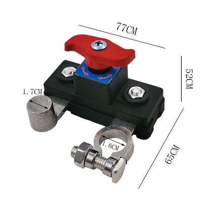 🔋 BUY 2 GET 1 FREE! ⚡ Car Battery Disconnect Switch – Easy Install, Corrosion Resistant & Safety Protection 🚗