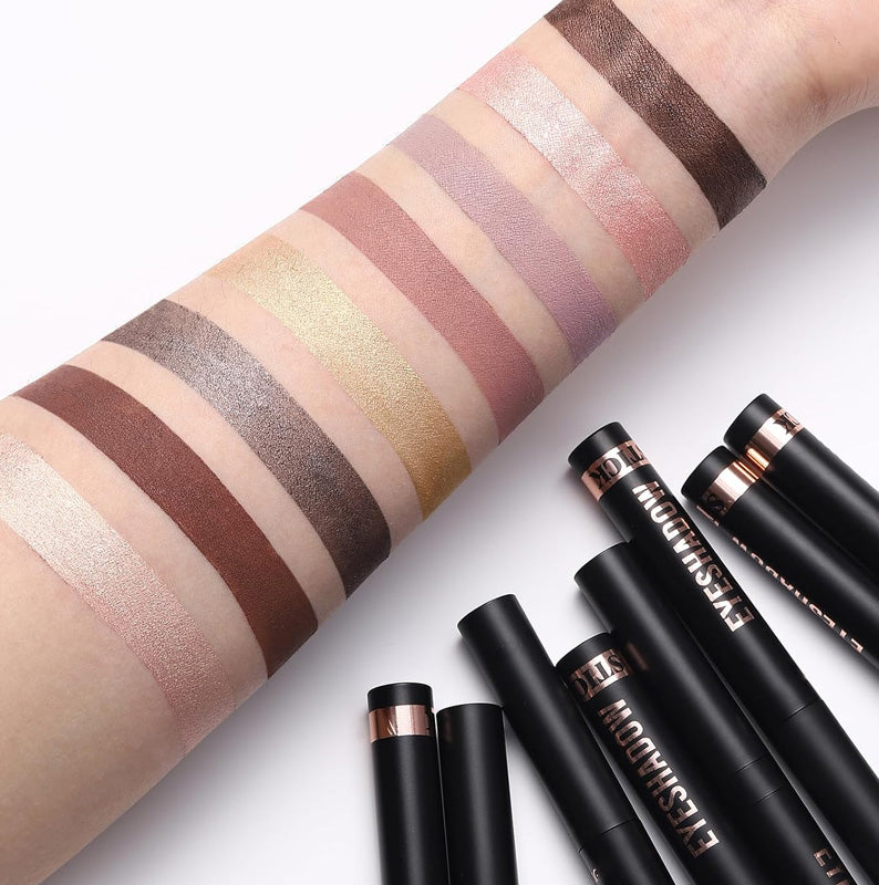 📢📢50% OFF !!!⏰🎁✨8 Colors Glitter Eyeshadow Stick Waterproof & Long-Wearing & Multi-Use