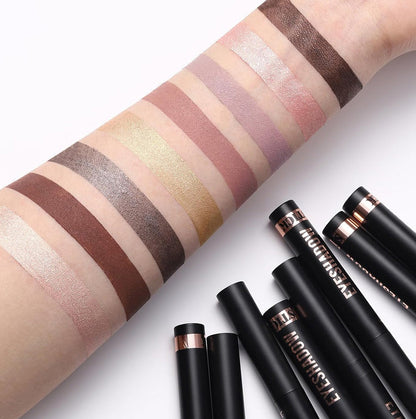 📢📢50% OFF !!!⏰🎁✨8 Colors Glitter Eyeshadow Stick Waterproof & Long-Wearing & Multi-Use