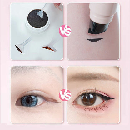 💜LAST DAY - BUY 1 GET 1 FREE💜Integrated Rotating Eyeliner Stamp Pen