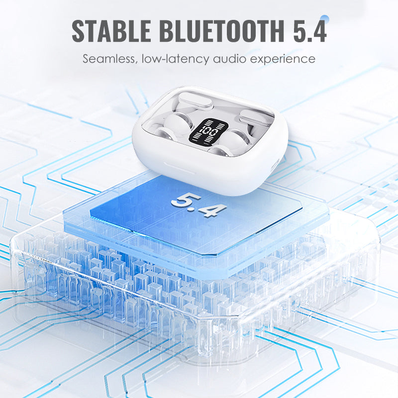 📢📢60 % OFF !!🎅【🎁Best Christmas Gift🎁】🎄4-in-1 Wireless Earbuds with LED Case