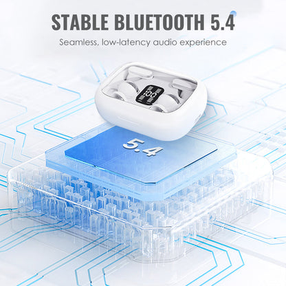📢📢60 % OFF !!🎅【🎁Best Christmas Gift🎁】🎄4-in-1 Wireless Earbuds with LED Case