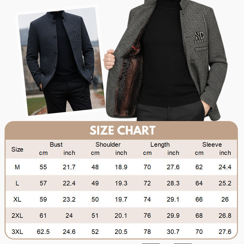 📢📢60 % OFF !!⏰⏰Men's Casual Warm Coat