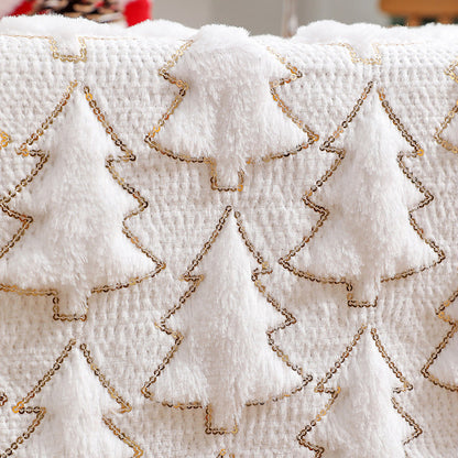 【📍Exquisite Collection📍】Soft Plush Christmas Tree Table Runner