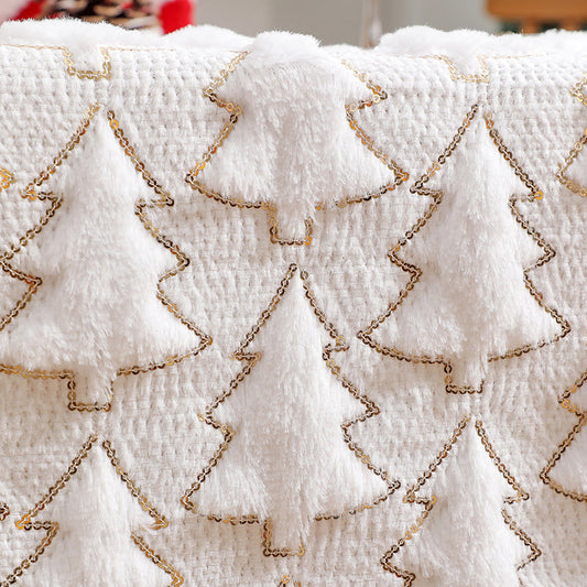 【📍Exquisite Collection📍】Soft Plush Christmas Tree Table Runner