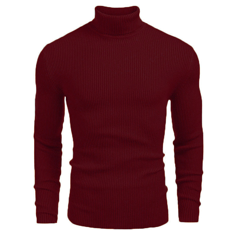 📢📢68 % OFF !!🎅Winter Men's Knitted Turtleneck Slim Sweater