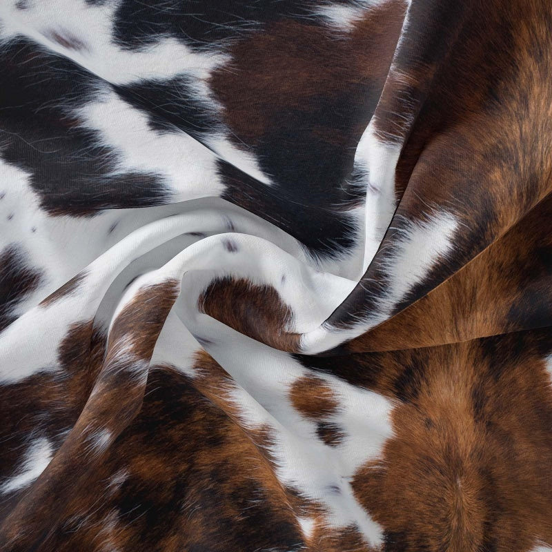 📢📢60  % OFF !!🎅Cow Print Duvet Cover Set