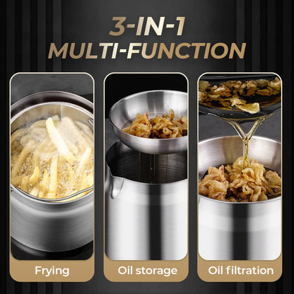 🛢️ 30% OFF! ⚙️ MULTI-FUNCTION OIL FILTER CONTAINER - Large Capacity & Stainless Steel, Easy-Pour Spout for Clean Oil Changes, Durable and Leak-Proof 🔧🚗